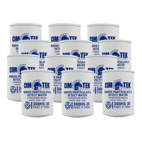 Cim-Tek 70064-12 300HS-30 Filter 30 Micron Water Detection 12-Pack - Fast Shipping - Filters